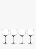 Crystal Stemmed Gin Glasses Set of 4 with 780ml Balloon Bowls