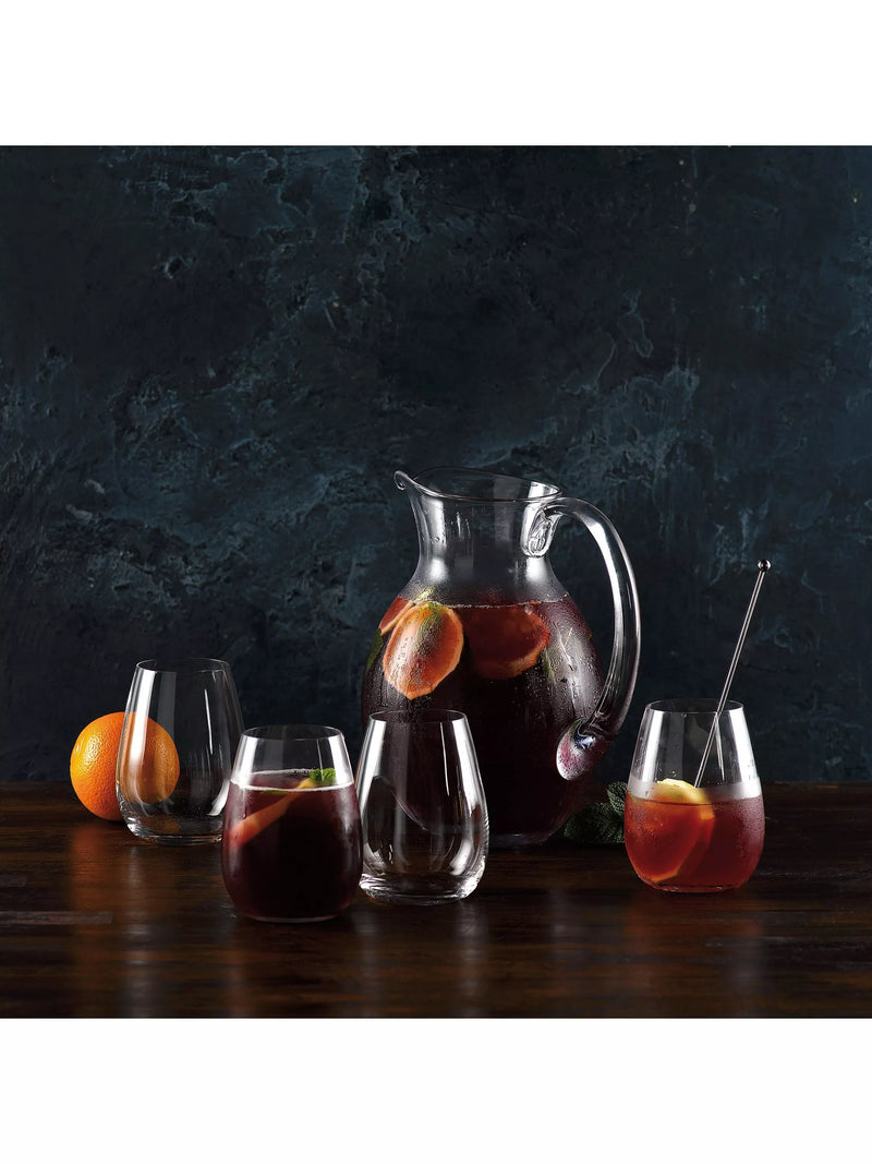 Waterford round crystal glass pitcher 1.5L clear (British brand)