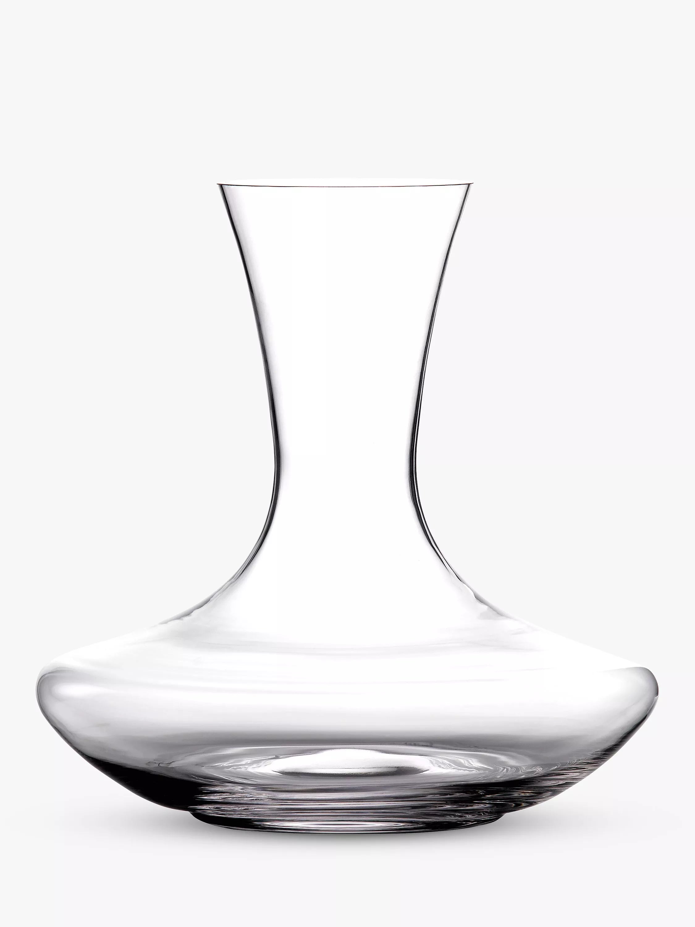 Waterford clear glass carafe 1.5L with fluted neck (British brand)