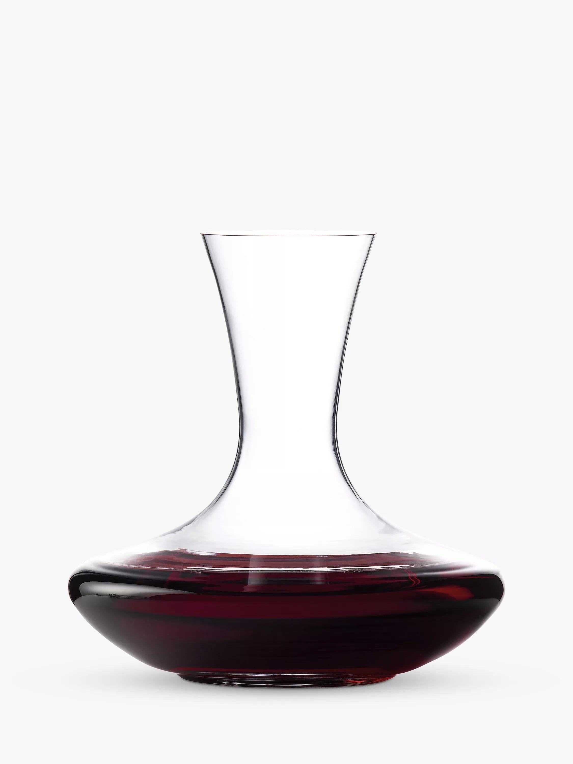 Waterford clear glass carafe 1.5L with fluted neck (British brand)