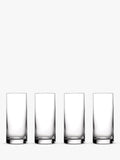 Set of 4 clear Waterford Crystal highball glasses, 440ml capacity (British brand)
