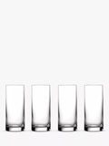 Set of 4 clear Waterford Crystal highball glasses, 440ml capacity (British brand)