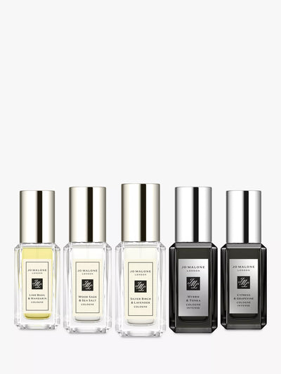 John Lewis Men's Fragrance Gift Set with Five 9ml Travel Colognes- Buy online at McGrocer