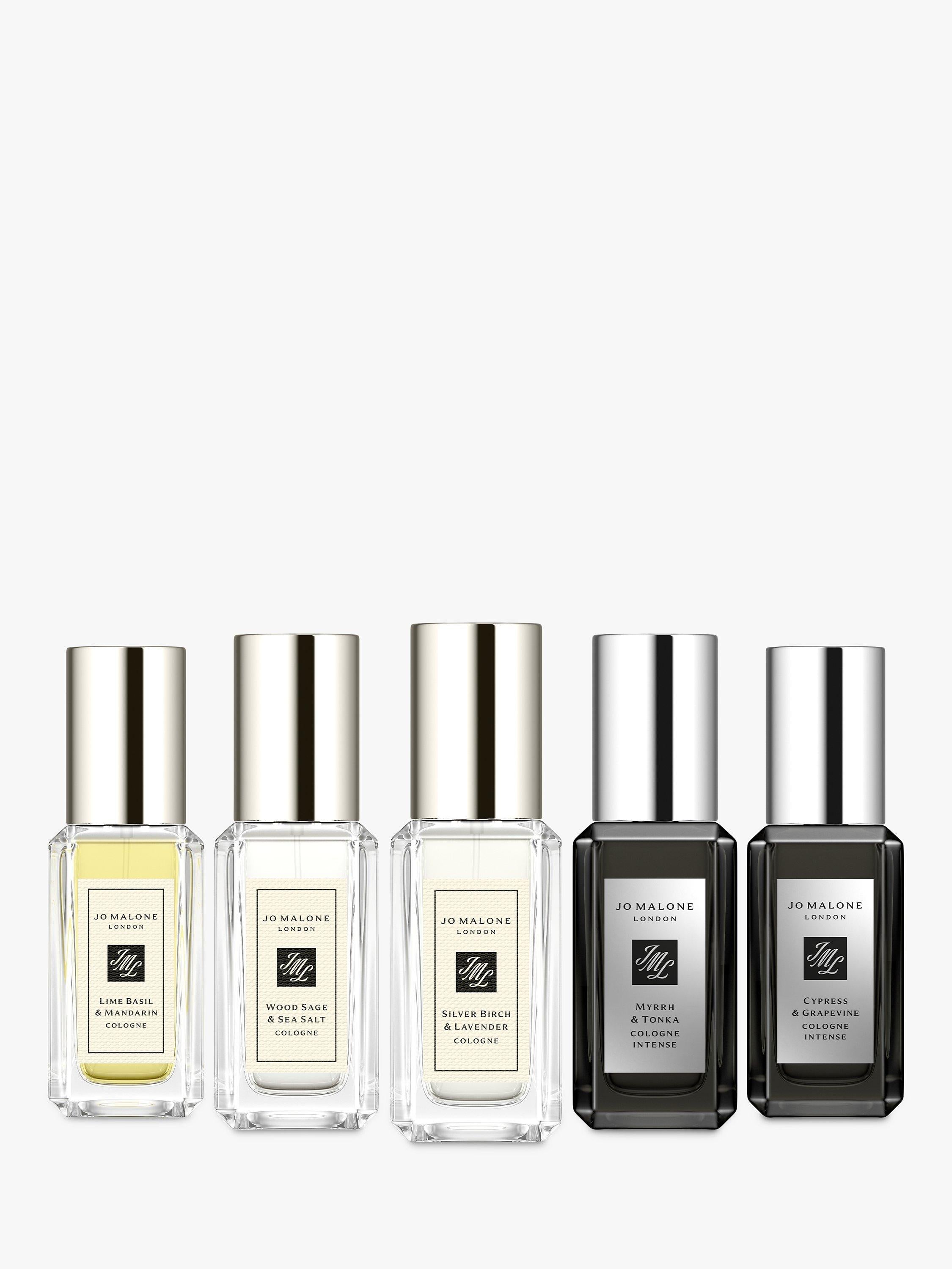 Jo Malone London men's cologne fragrance gift set with five 9ml travel-sized bottles, UK version
