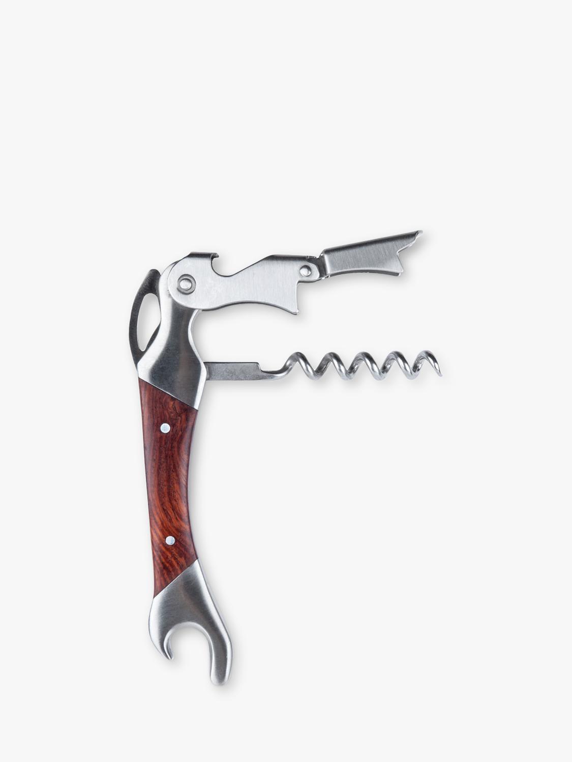 Uberstar waiter's friend corkscrew rosewood inlay stainless steel, UK version