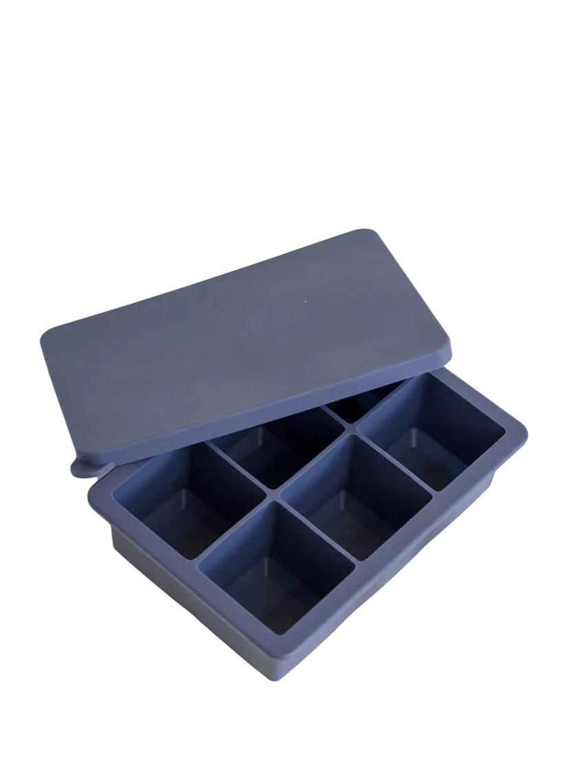 Uberstar giant silicone ice cube tray 6 cubes, imported from the UK