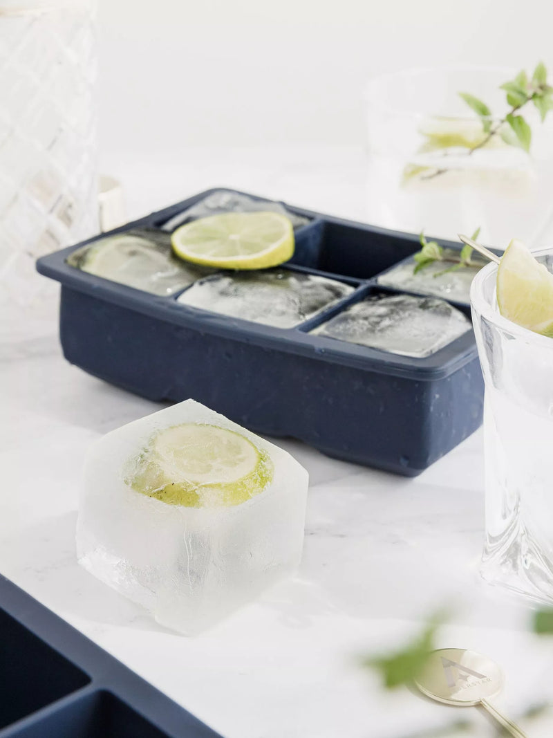 Uberstar giant silicone ice cube tray 6 cubes, imported from the UK