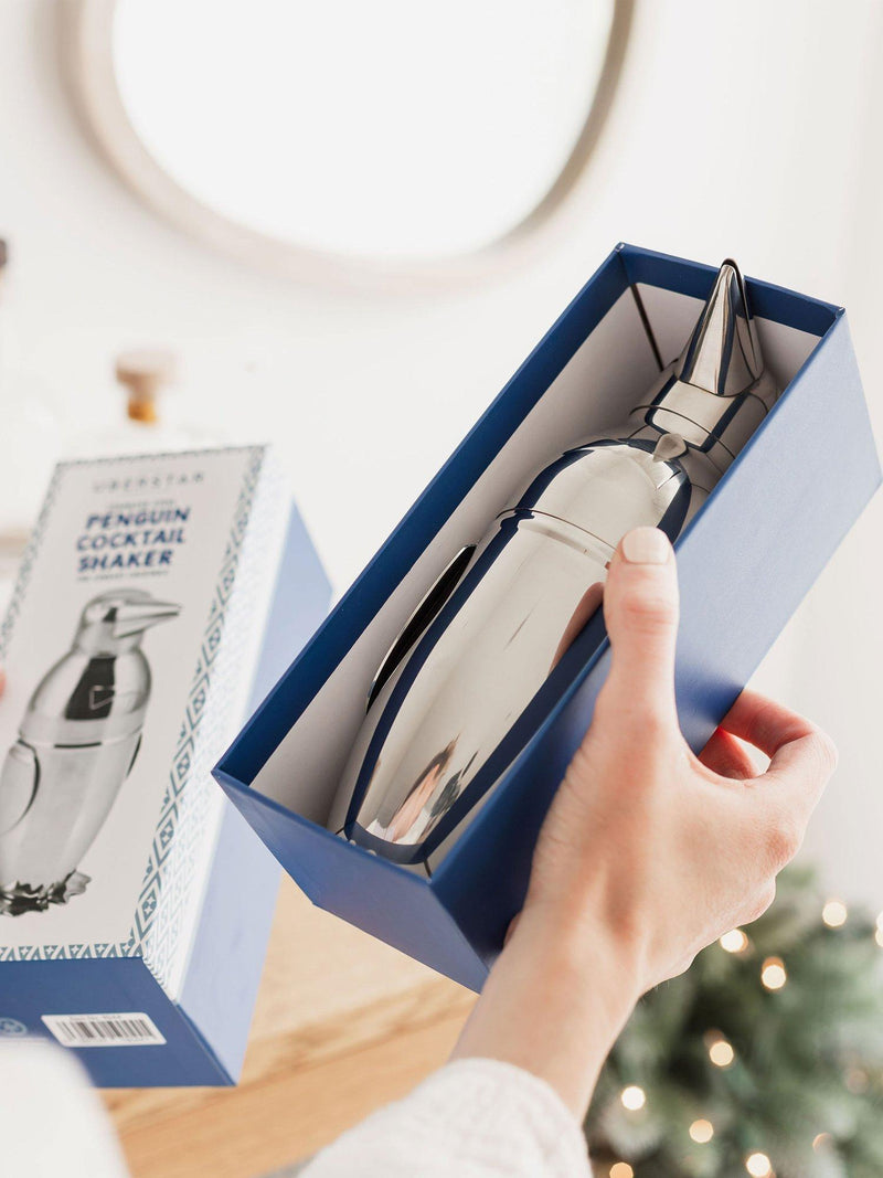 Uberstar penguin cocktail shaker stainless steel 550ml (British brand)