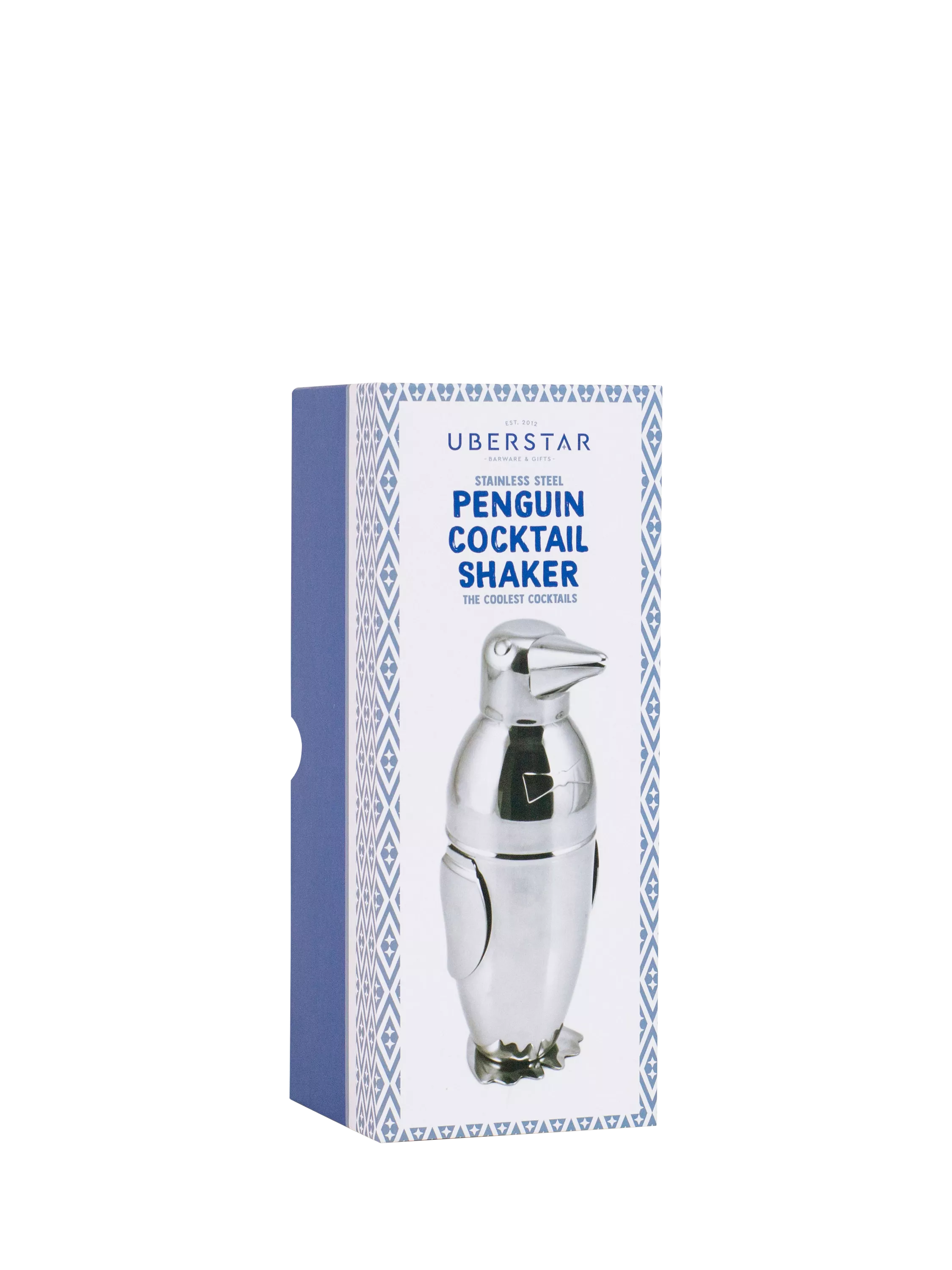 Uberstar penguin cocktail shaker stainless steel 550ml (British brand)
