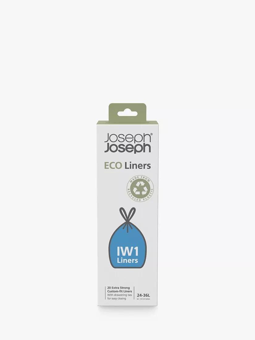 Joseph Joseph eco bin liners pack of 20 24-36L (British brand)