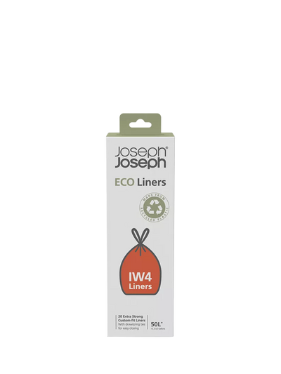 John Lewis Joseph Joseph Intelligent Waste IW4 Eco Bin Liners 50L Pack of 20- Buy online at McGrocer