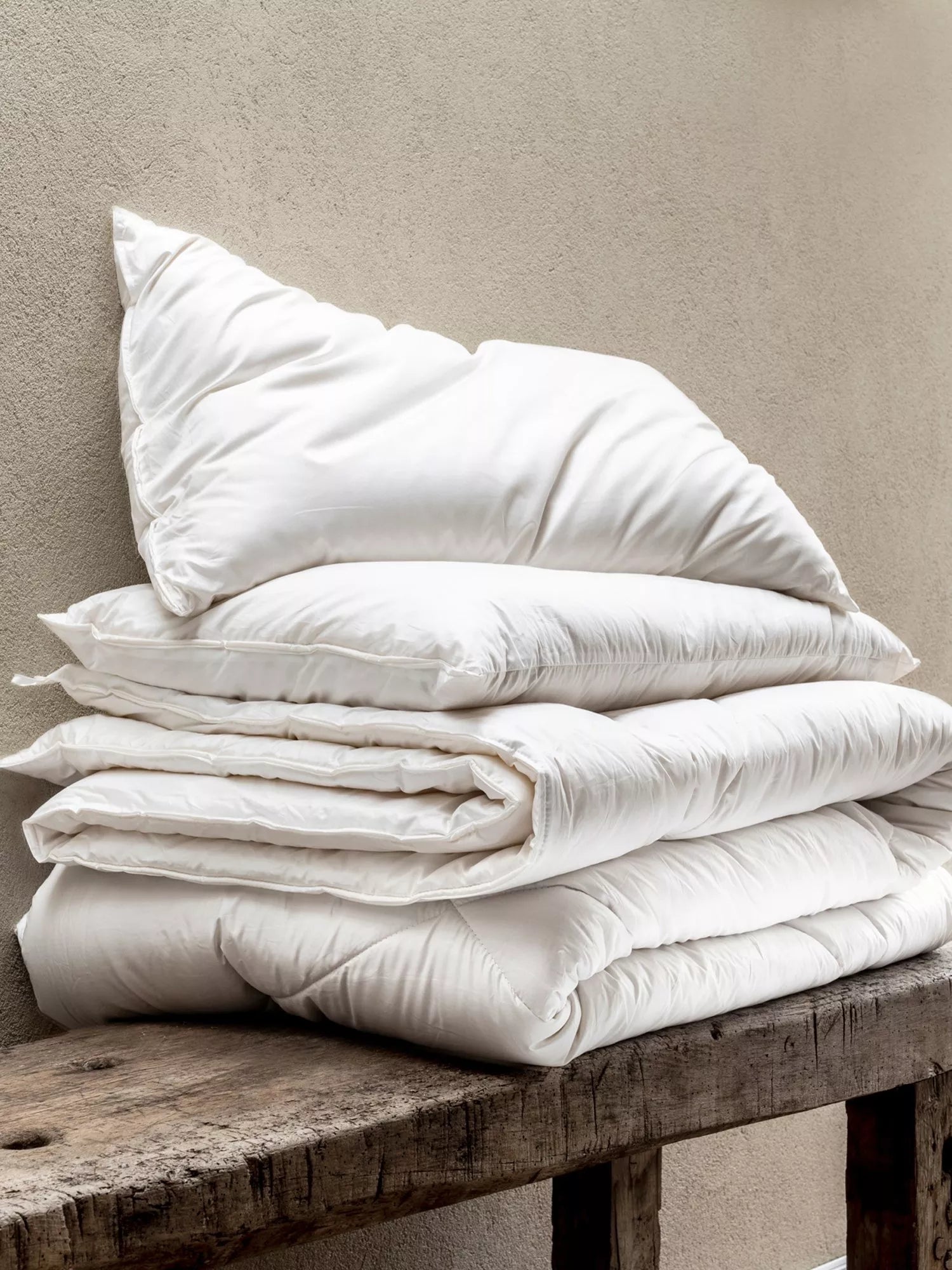 Piglet in Bed Merino Wool Organic Super Kingsize Pillow, Firm