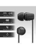 Sony WI-C100 wireless in-ear headphones with microphone - British product