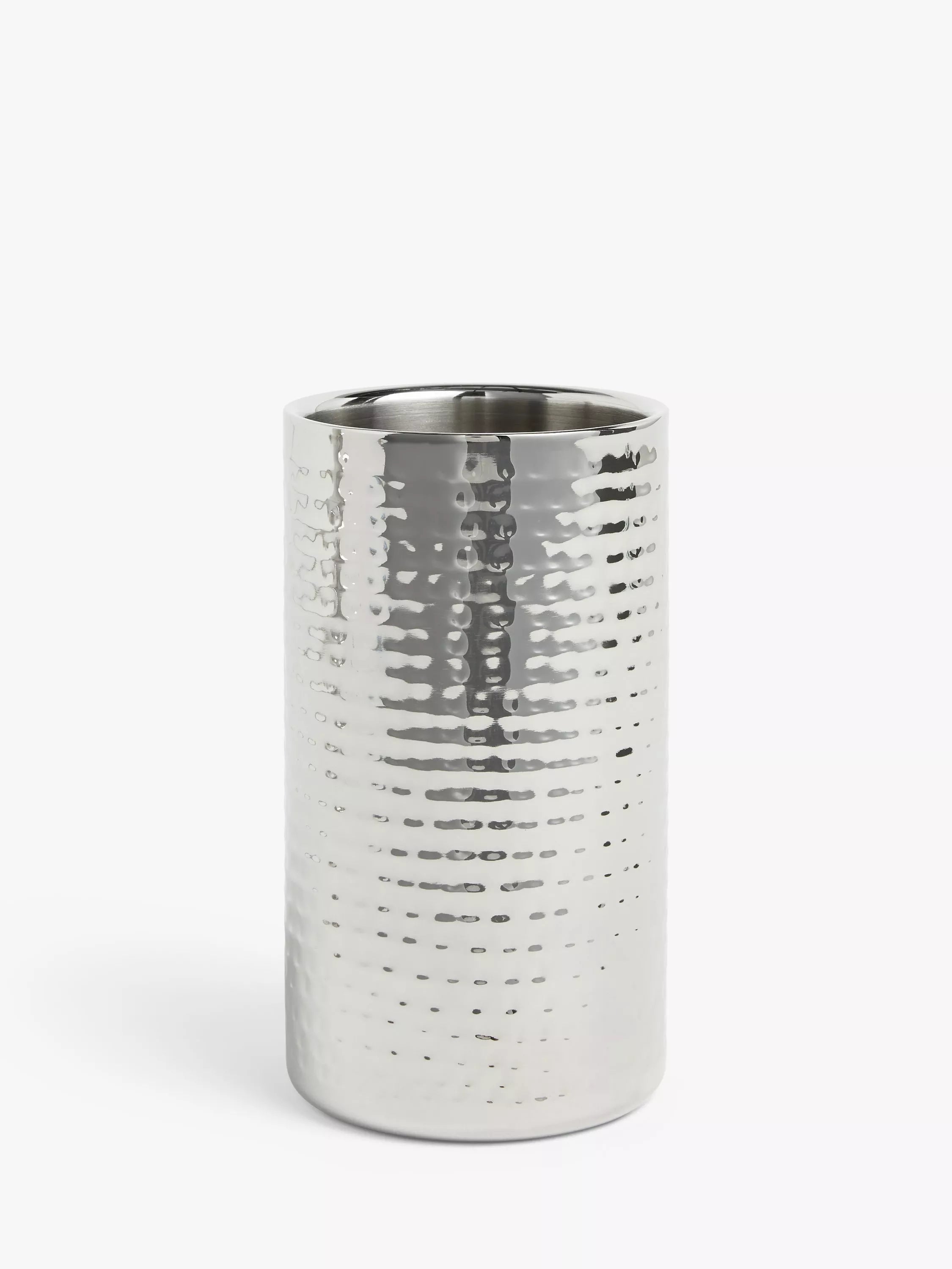 John Lewis hammered stainless steel wine cooler - British product