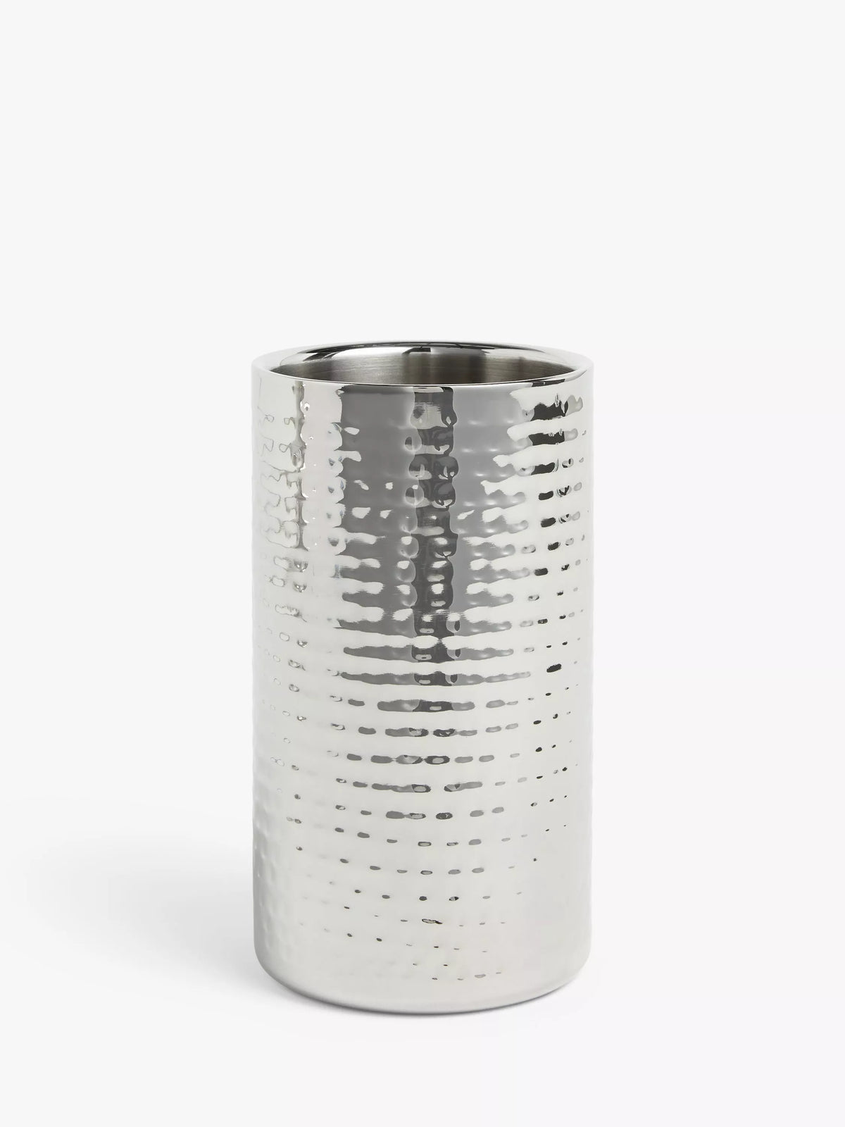 John Lewis hammered stainless steel wine cooler - British product