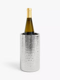 John Lewis hammered stainless steel wine cooler - British product