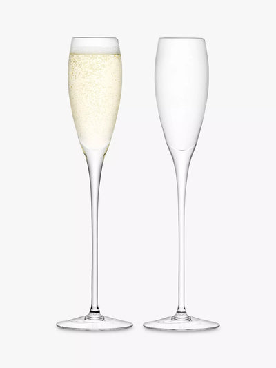 Flûtes à Champagne en Verre à Vin LSA International John Lewis, set de 2, 160ml, Transparent – Acheter en ligne sur McGrocer