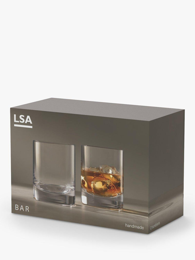 LSA International glass tumblers set of 2 250ml, UK version