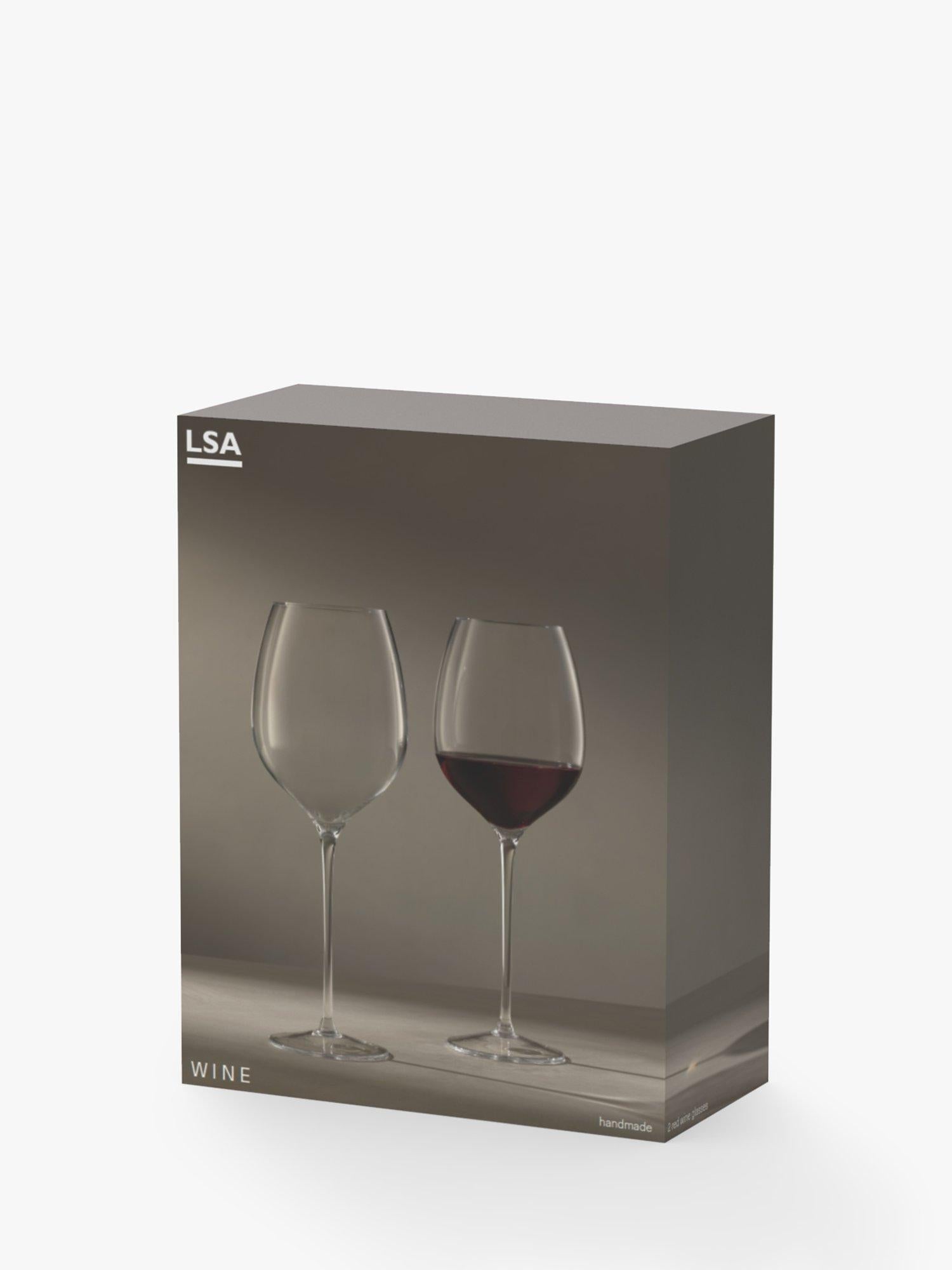 LSA International red wine glasses set of 2 400ml, imported from the UK