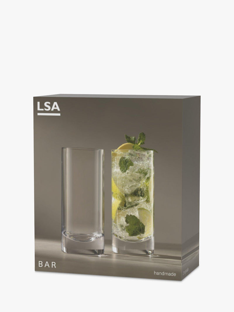 LSA International highball glasses set of 2 420ml (British brand)