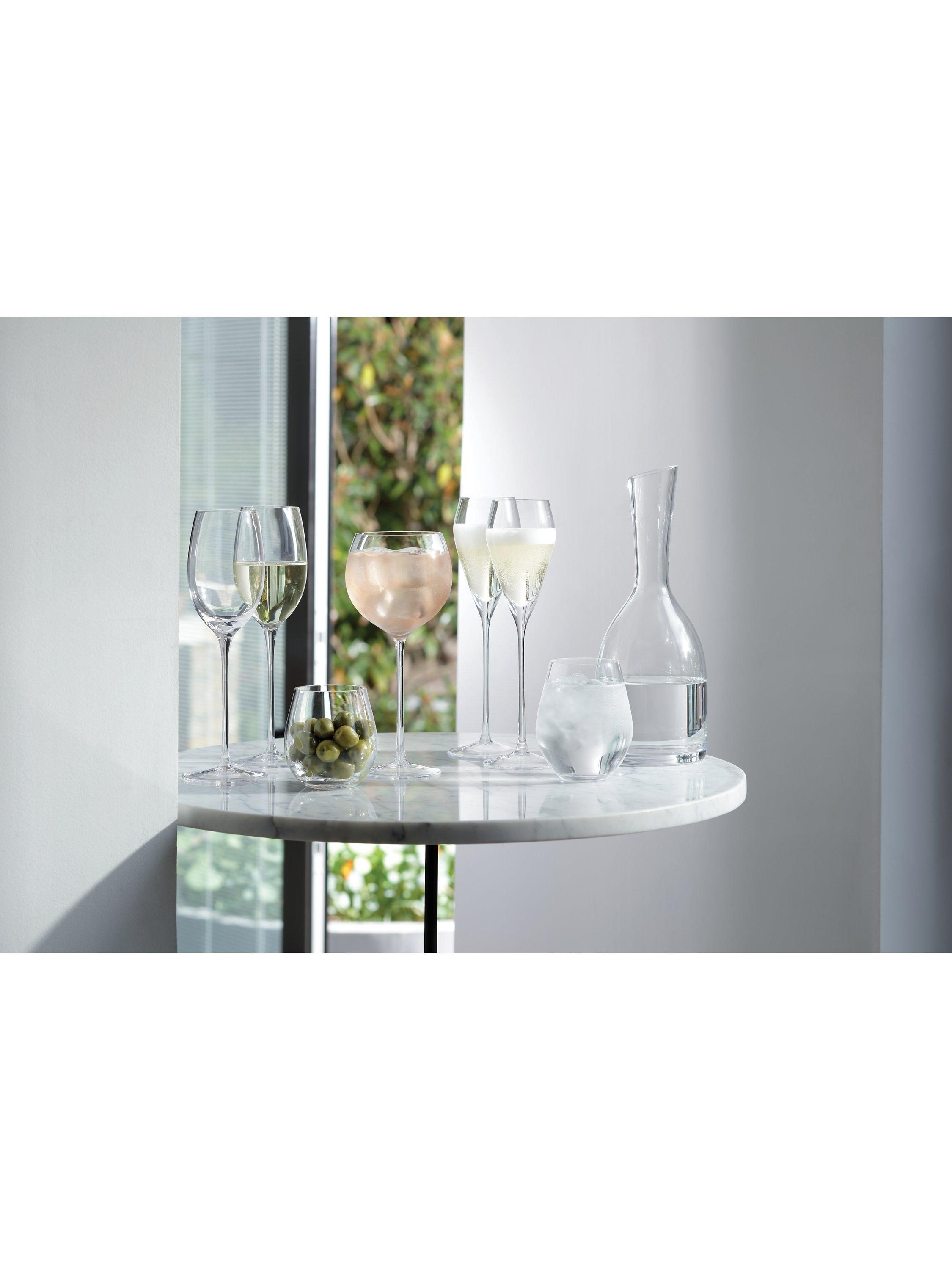 LSA International clear white wine glass set of 2, 340ml, UK version