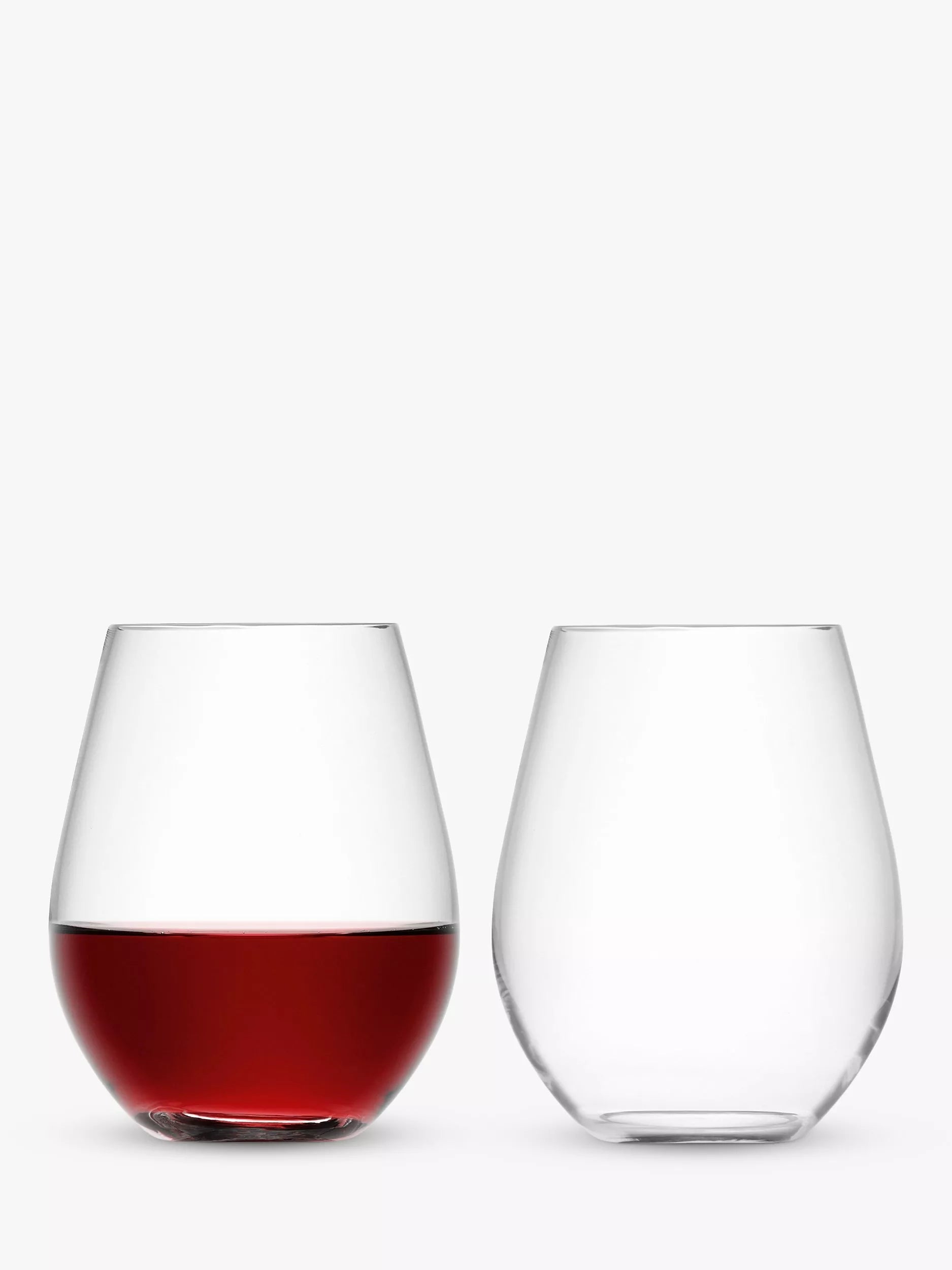 LSA International stemless red wine glass set of 2 530ml, UK version