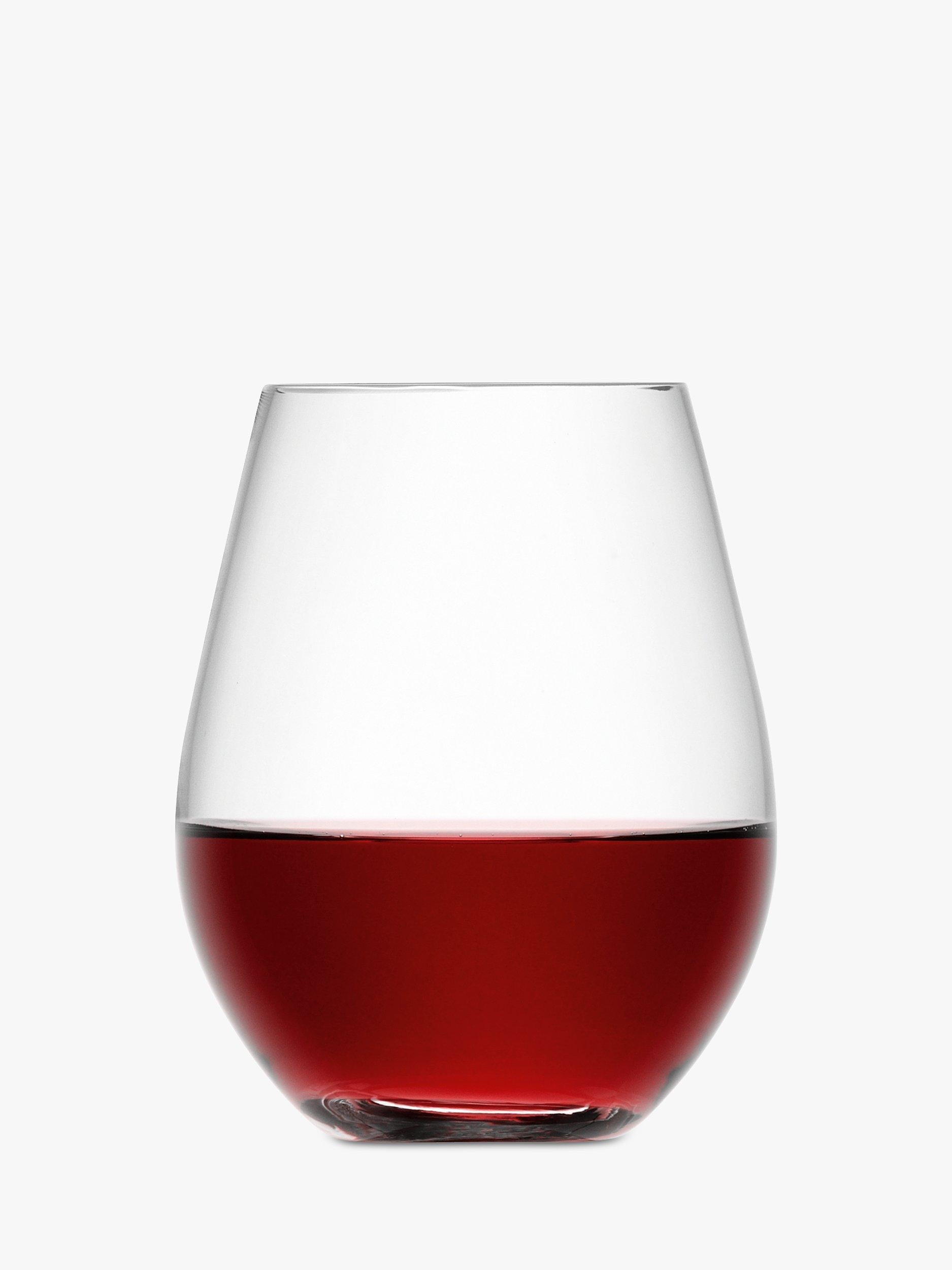 LSA International stemless red wine glass set of 2 530ml, UK version