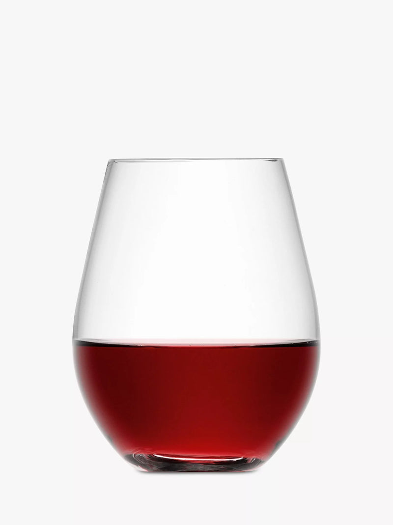 LSA International stemless red wine glass set of 2 530ml, UK version