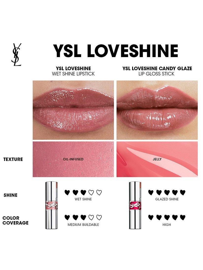 Yves Saint Laurent Loveshine Candy Glaze lip gloss 4g, UK version