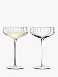LSA International champagne saucers set of 2 300ml, UK version