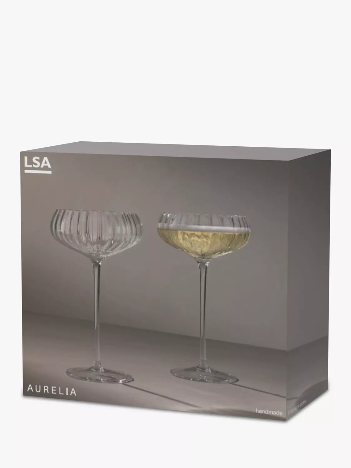 LSA International champagne saucers set of 2 300ml, UK version