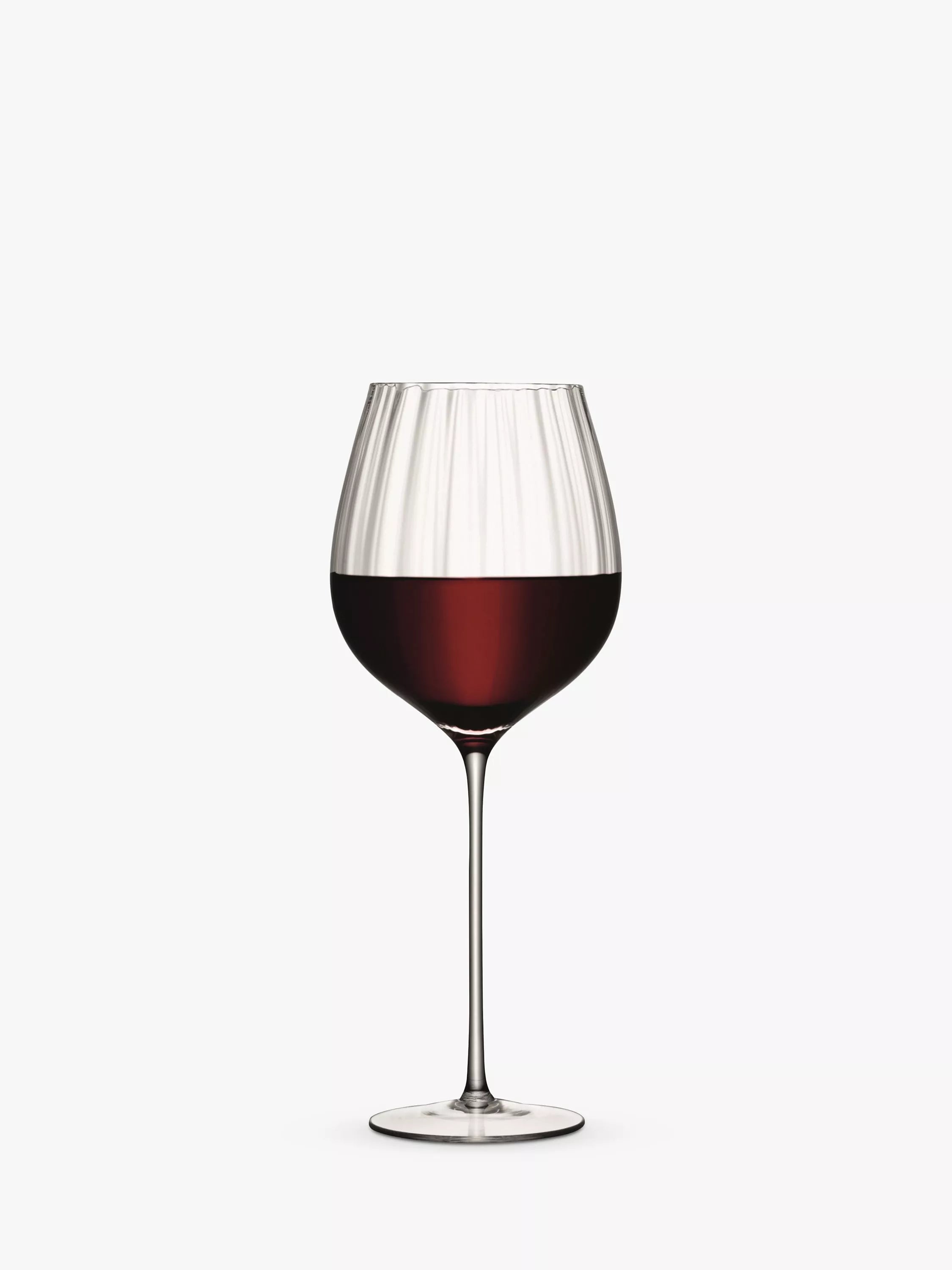 LSA International Aurelia Optic red wine glasses 660ml set of 2, UK version