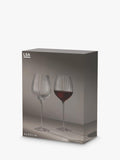 LSA International Aurelia Optic red wine glasses 660ml set of 2, UK version