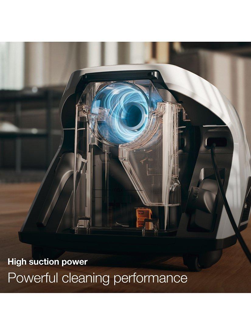 Miele Cat & Dog Flex vacuum cleaner with HEPA filter and Graphite Grey finish, imported from the UK