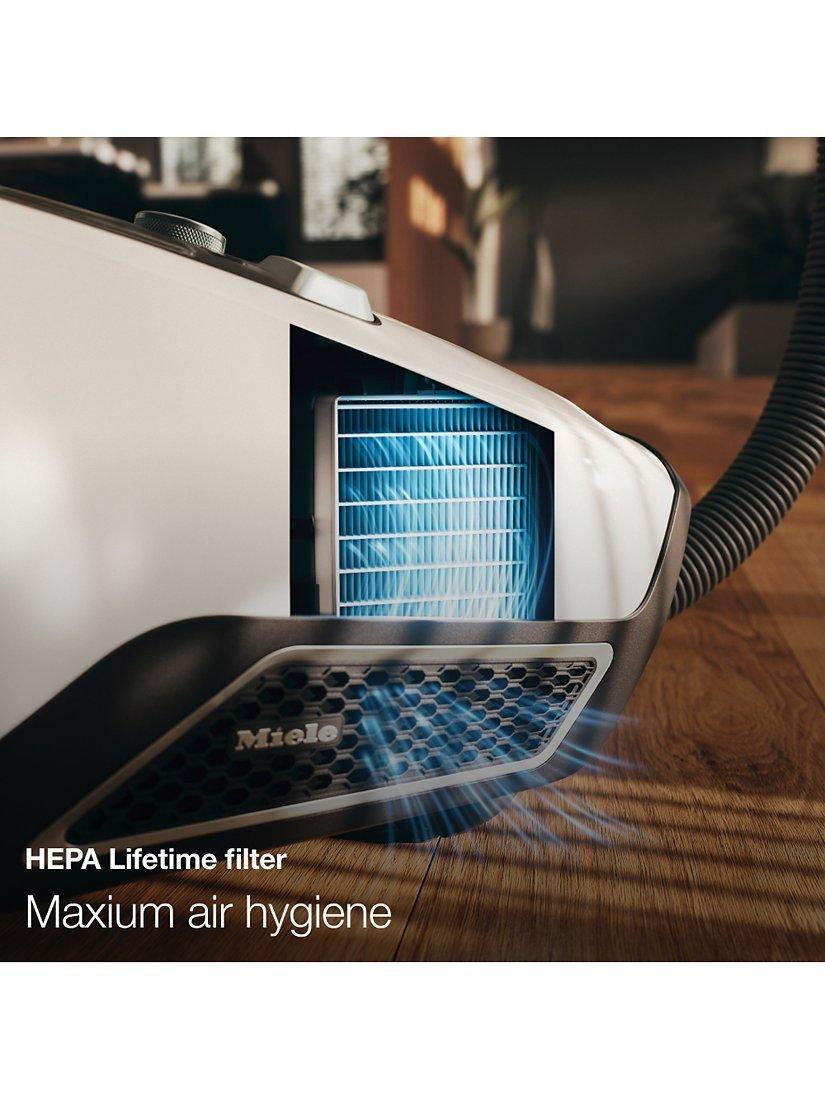 Miele Cat & Dog Flex vacuum cleaner with HEPA filter and Graphite Grey finish, imported from the UK