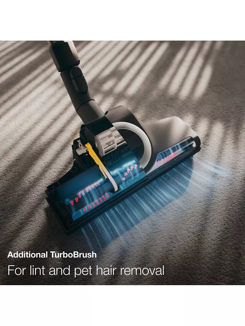 Miele Cat & Dog Flex vacuum cleaner with HEPA filter and Graphite Grey finish, imported from the UK