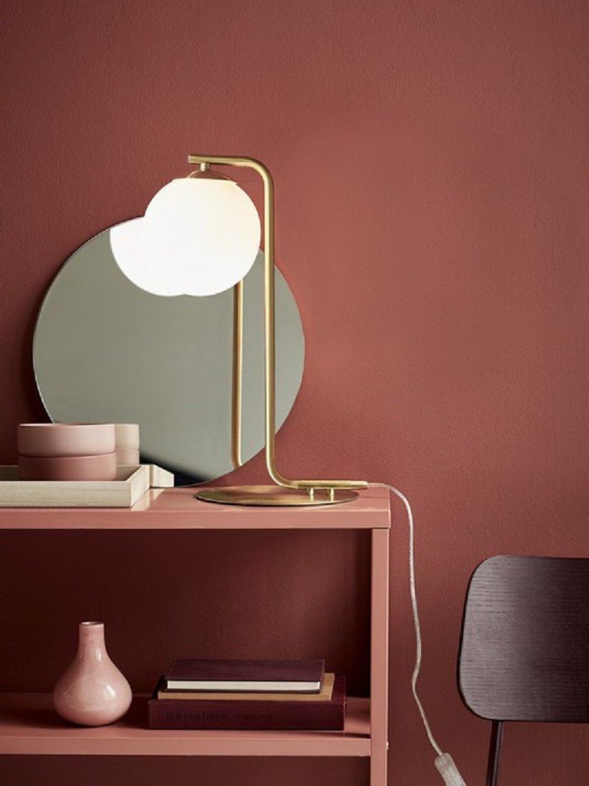 Nordlux Grant table lamp white brass - British product