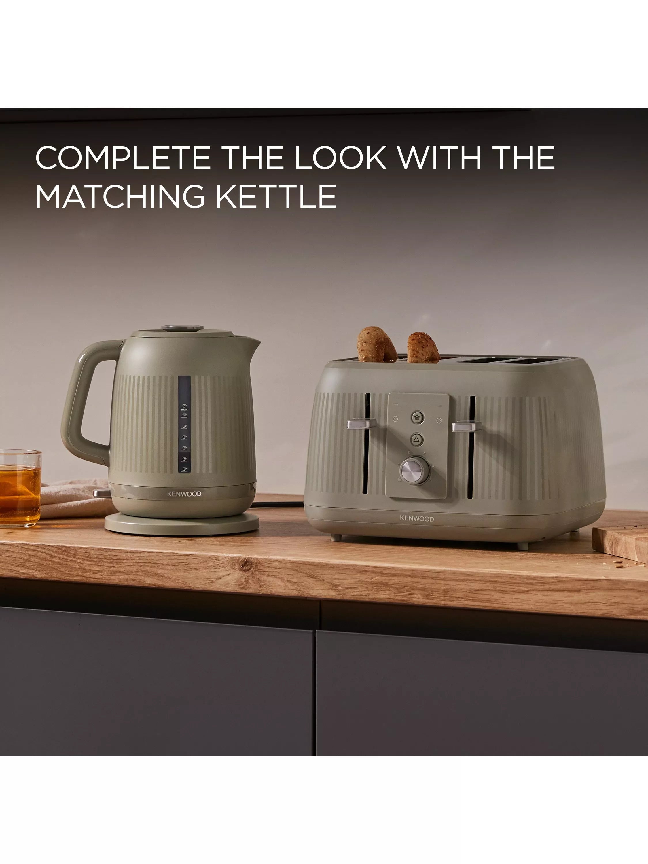 Kenwood Dusk 4 slice toaster green - British product