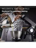 Kenwood Chef Baker stand mixer black, imported from the UK