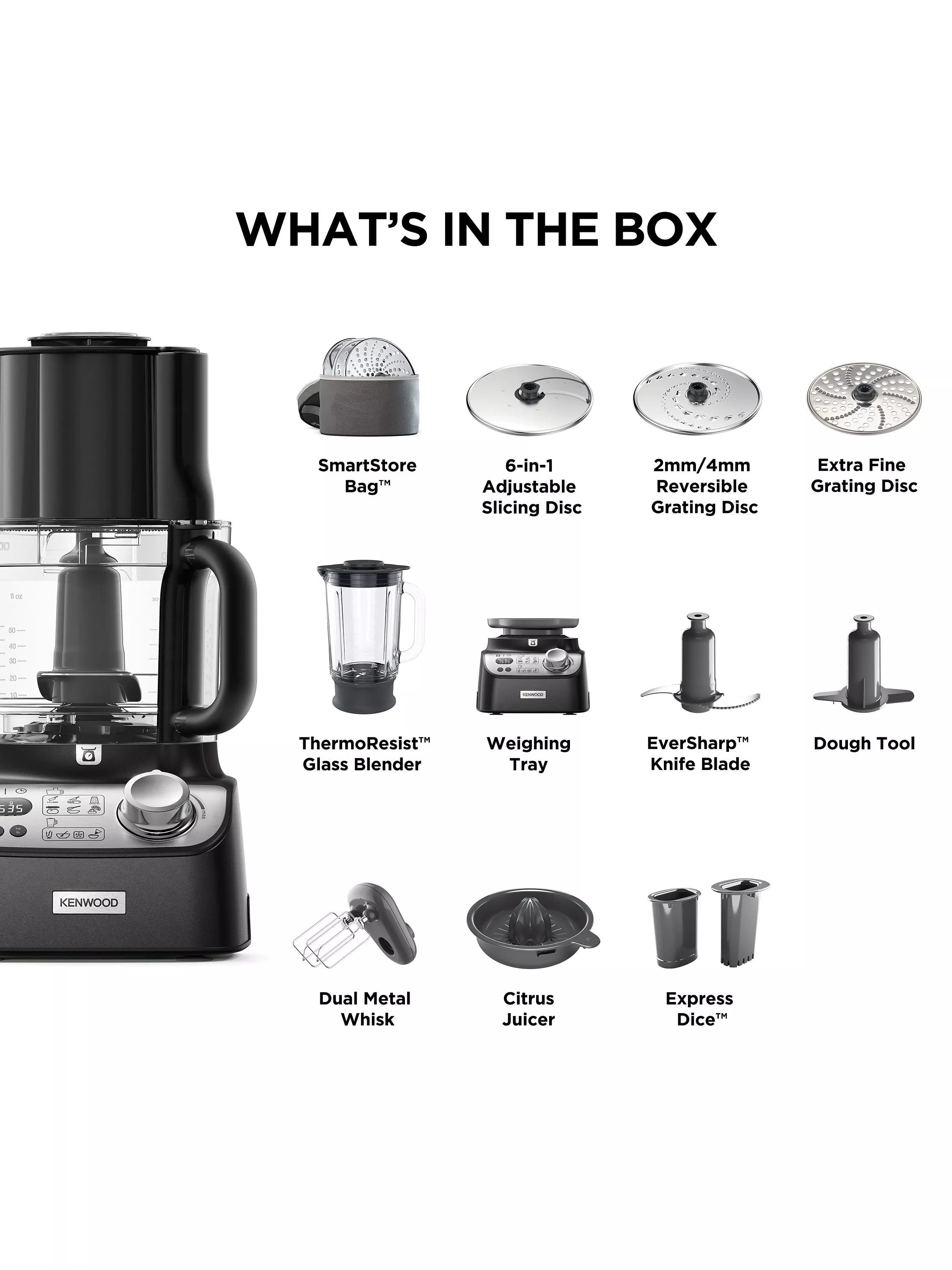 Kenwood Multipro Express Weighing food processor 3L - British product