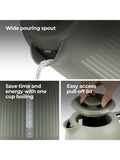 Kenwood Dusk Kettle 1.7L green, imported from the UK