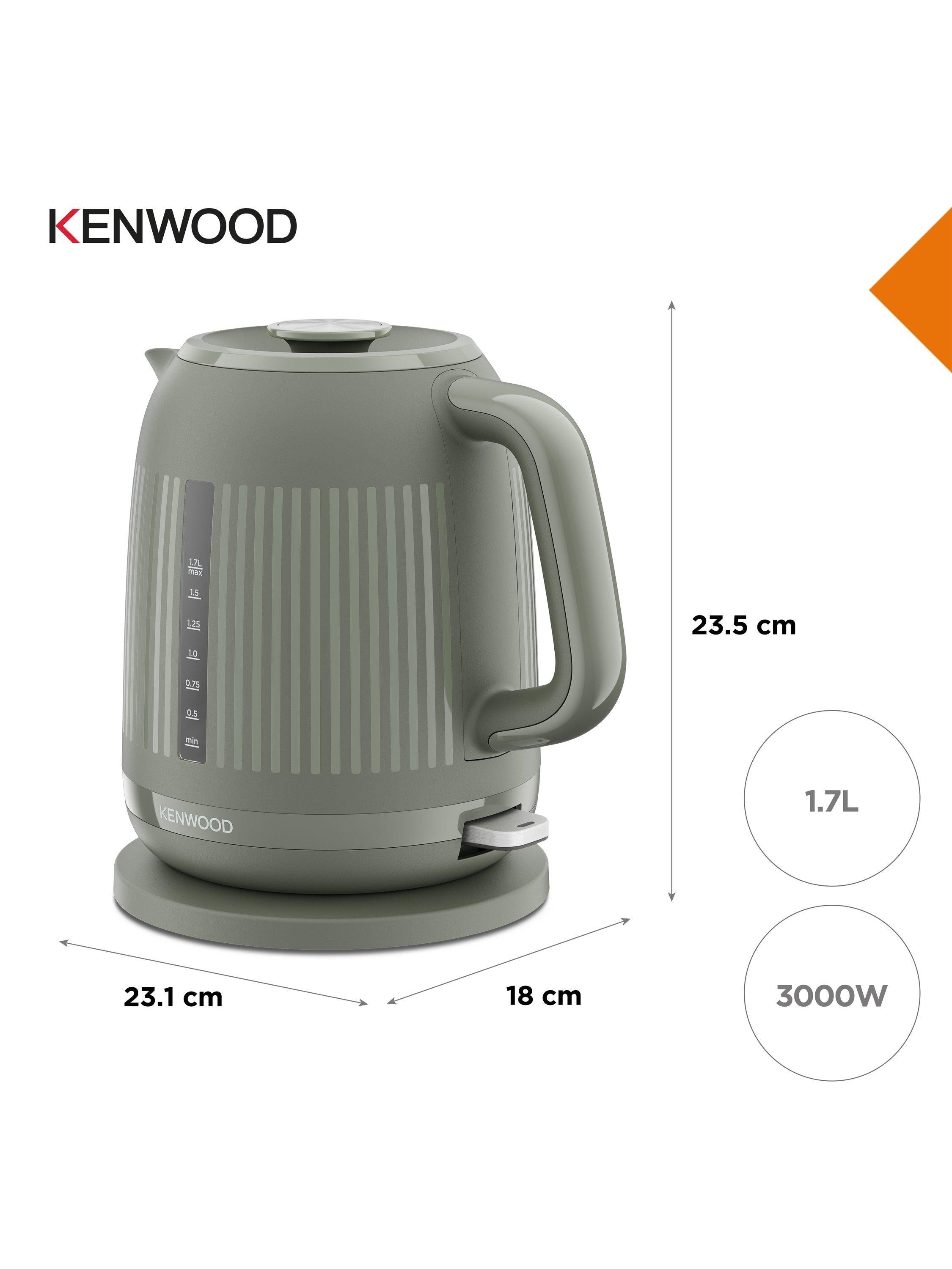 Kenwood Dusk Kettle 1.7L green, imported from the UK