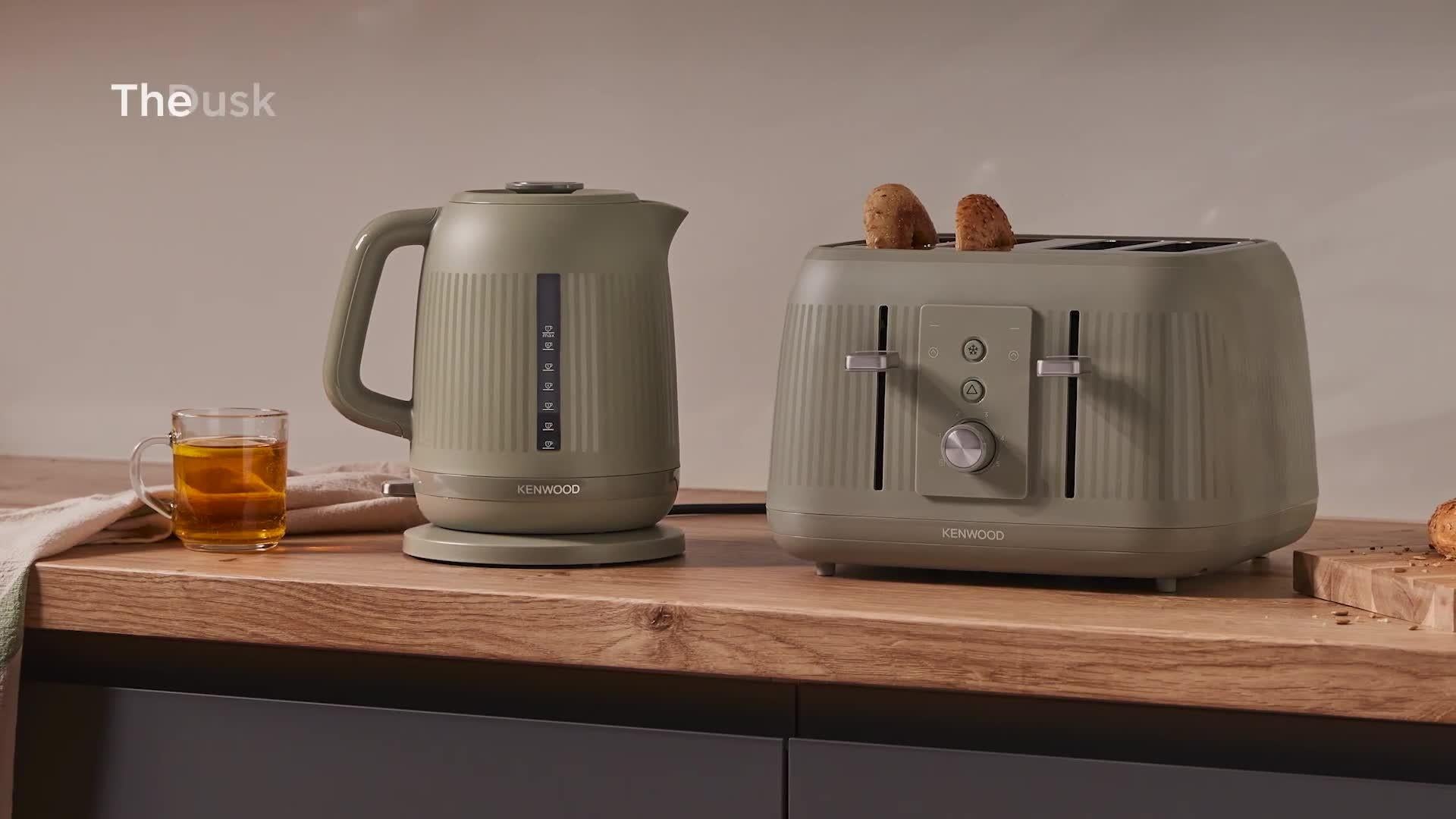 Kenwood Dusk Kettle 1.7L green, imported from the UK