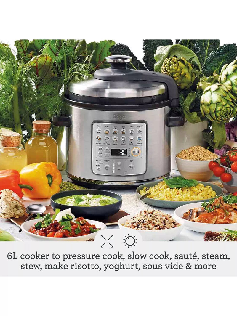 Sage Fast Slow GO multi cooker 6L (British brand)
