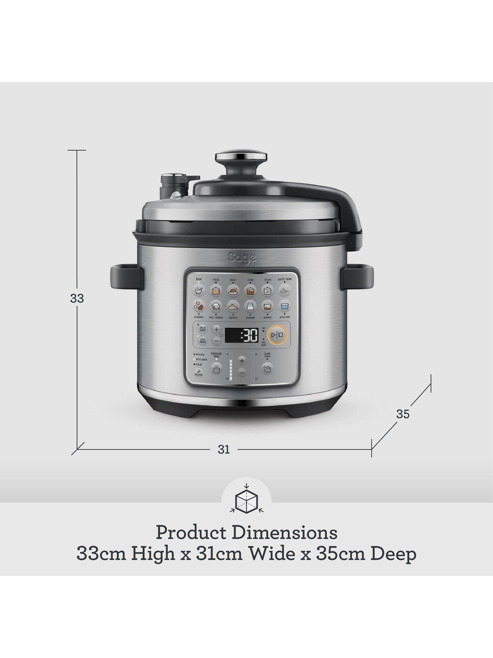 Sage Fast Slow GO multi cooker 6L (British brand)