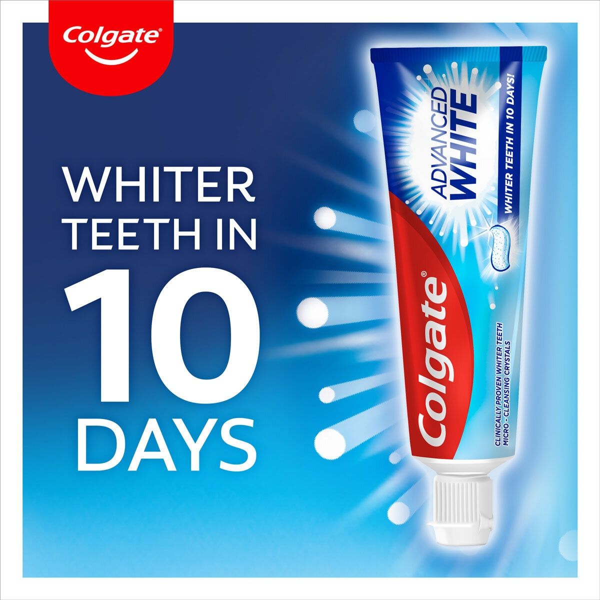 Colgate Advanced White Toothpaste, 6 x 125ml Oral Care Costco UK