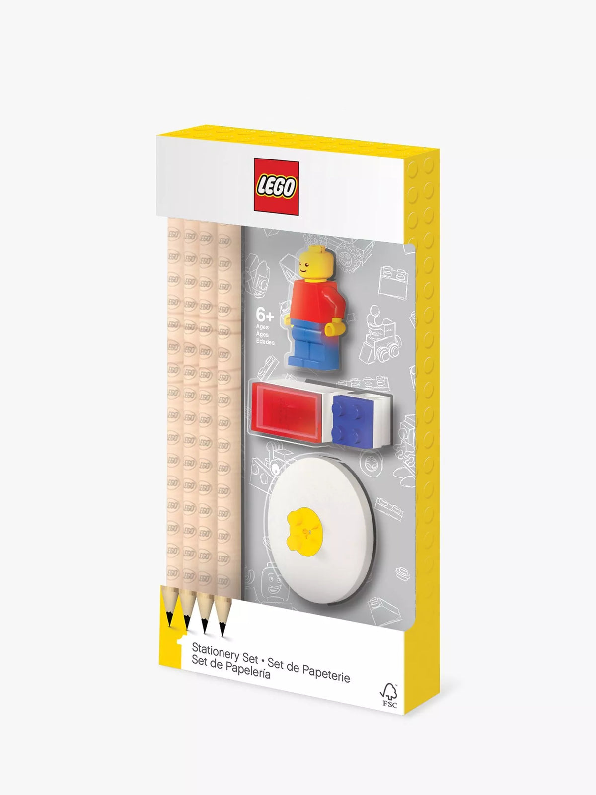 LEGO stationery set pencil topper eraser imported from the UK