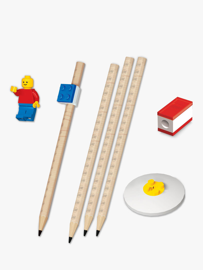 LEGO stationery set pencil topper eraser imported from the UK