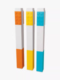 LEGO coloured highlighters set of 3, imported from the UK