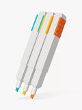 LEGO coloured highlighters set of 3, imported from the UK